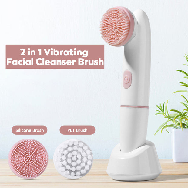 2-in-1 Cleansing Brush and Massager