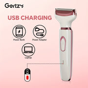 4-in-1 Rechargeable Electric Shaver for Women