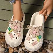 Flower Decor Garden Clogs