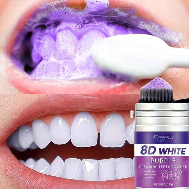 Purple Teeth Whitening Powder