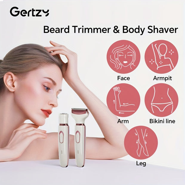 4-in-1 Rechargeable Electric Shaver for Women