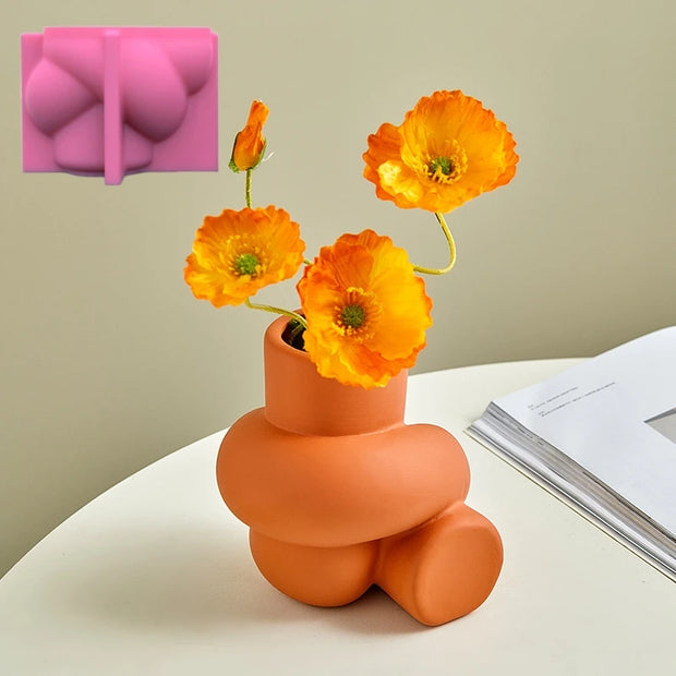 Donut Vase Silicone Mold Set