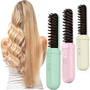 2-in-1 Portable Hair Straightener and Curler