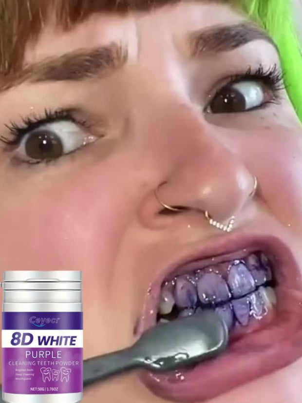 Purple Teeth Whitening Powder