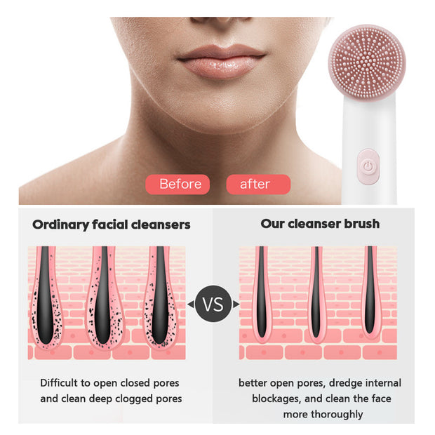 2-in-1 Cleansing Brush and Massager